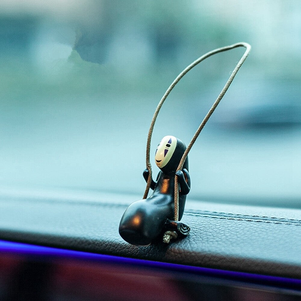 No Face Man Car Pendant Small Cute Spirited Away Anime Hanging Ornament Toy Gift