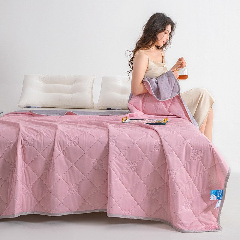 Cooling Blanket For Hot Sleepers Breathable & Heat Absorbent Summer Throw UK