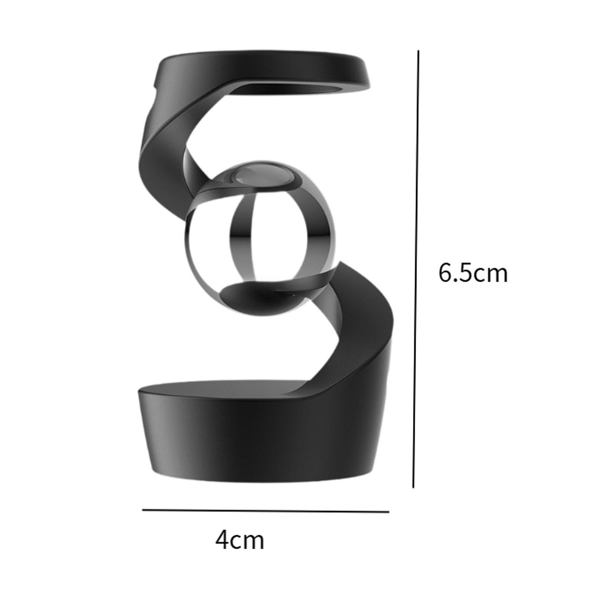 Gravity Defying Kinetic Desk Toy Metal for Adults Desktop Rotating Gyroscope