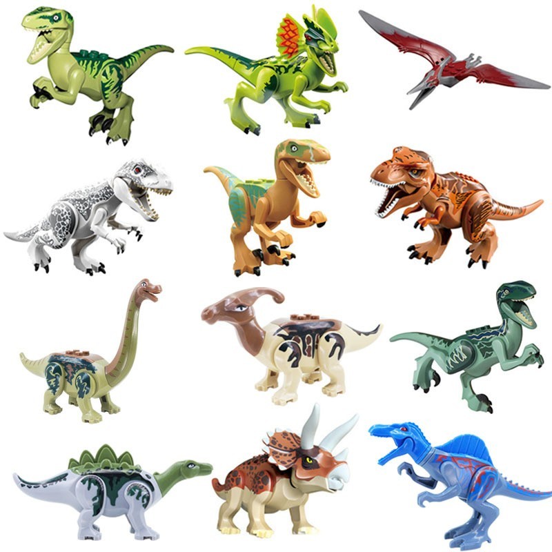 20Pcs Dinos fit Jurassic World Lego Dinosaur Tyrannosaurus TRex Park Raptor