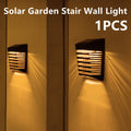 Solar Step Lights Outdoor Solar Fence Lights IP54 Waterproof Solar Deck