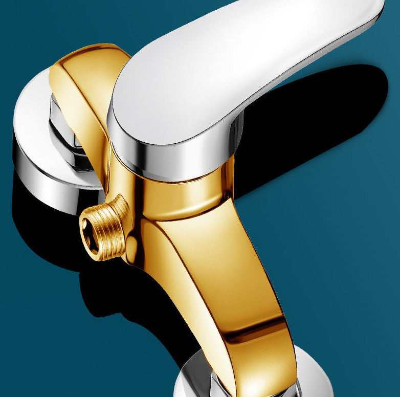 Bathroom shower faucet shower faucet brass mixer tap single lever mixer chrome