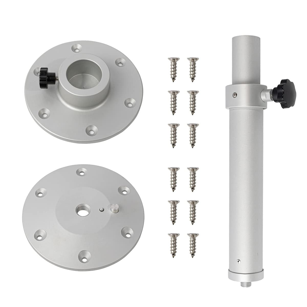 Adjustable Table Pedestal Detachable Table Base Stand Leg Base for RV Boat