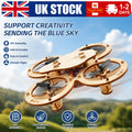 DIY Wooden Quadcopter Kit STEM Educational Aircraft Build Toy Gift For Teens