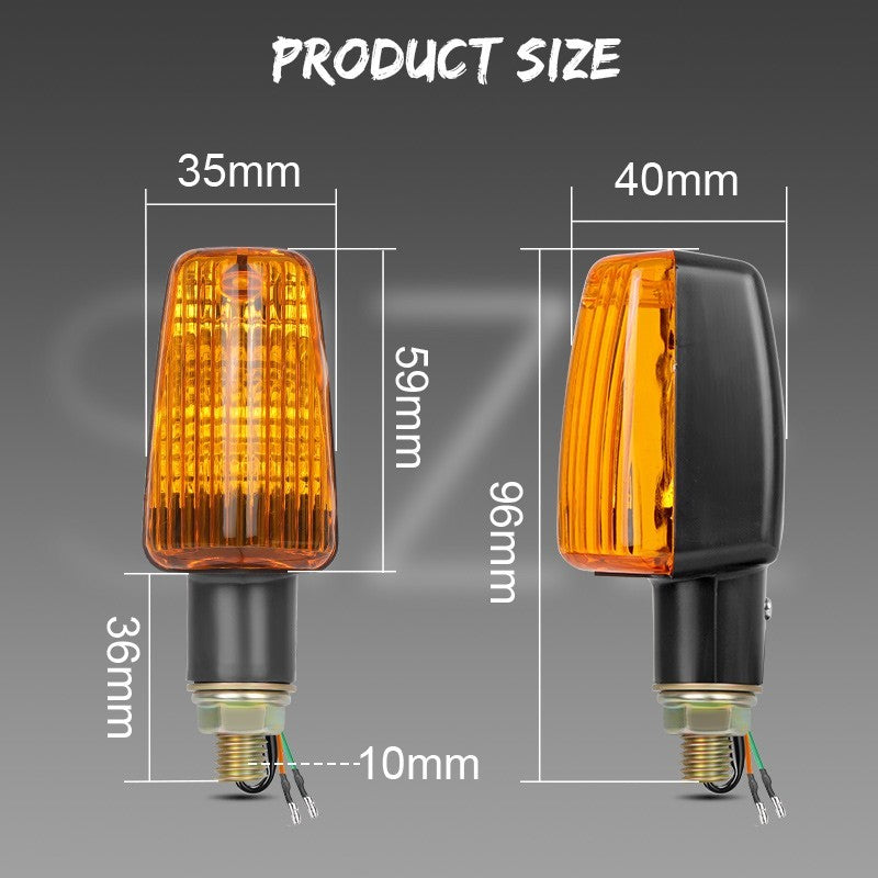 4X Motorbike Motorcycle Turn Signal Indicator Light Bulb Amber Blinker Lamp 12V