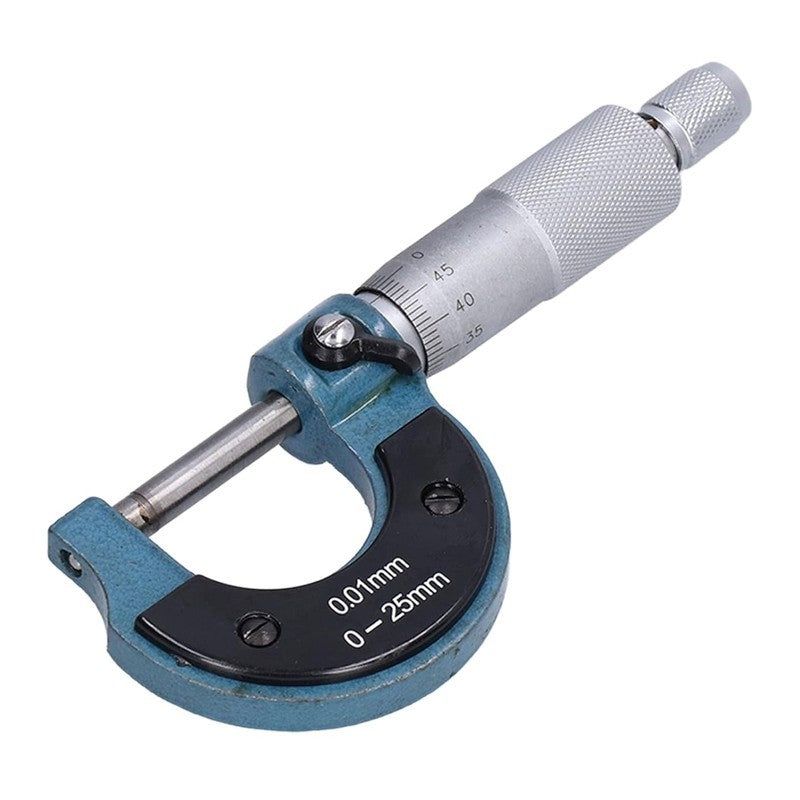 Outside Micrometer 0-25mm Metric Caliper Gauge Tool 0.01mm Accuracy DIY Measure