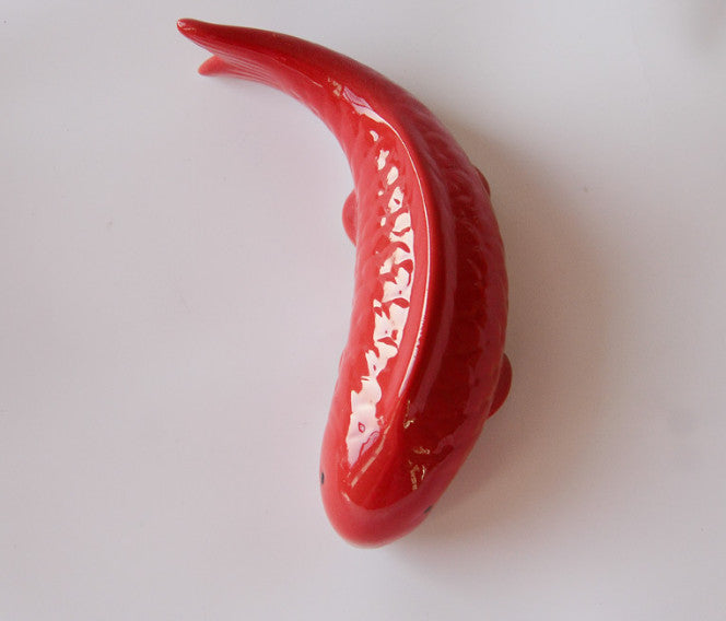 Artificial Fish Koi Decoration Ceramic Floating Fake for Pond