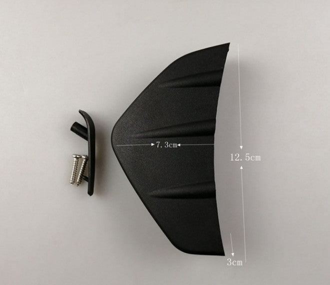 Universal 4 Shark Fins Wing Car Rear Bumper Lip Diffuser Splitter Spoiler Black
