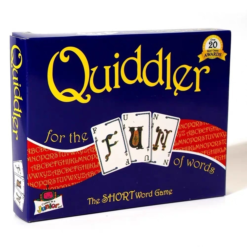 Quiddler Card Game Board Game Entertainment Couples Friends Family