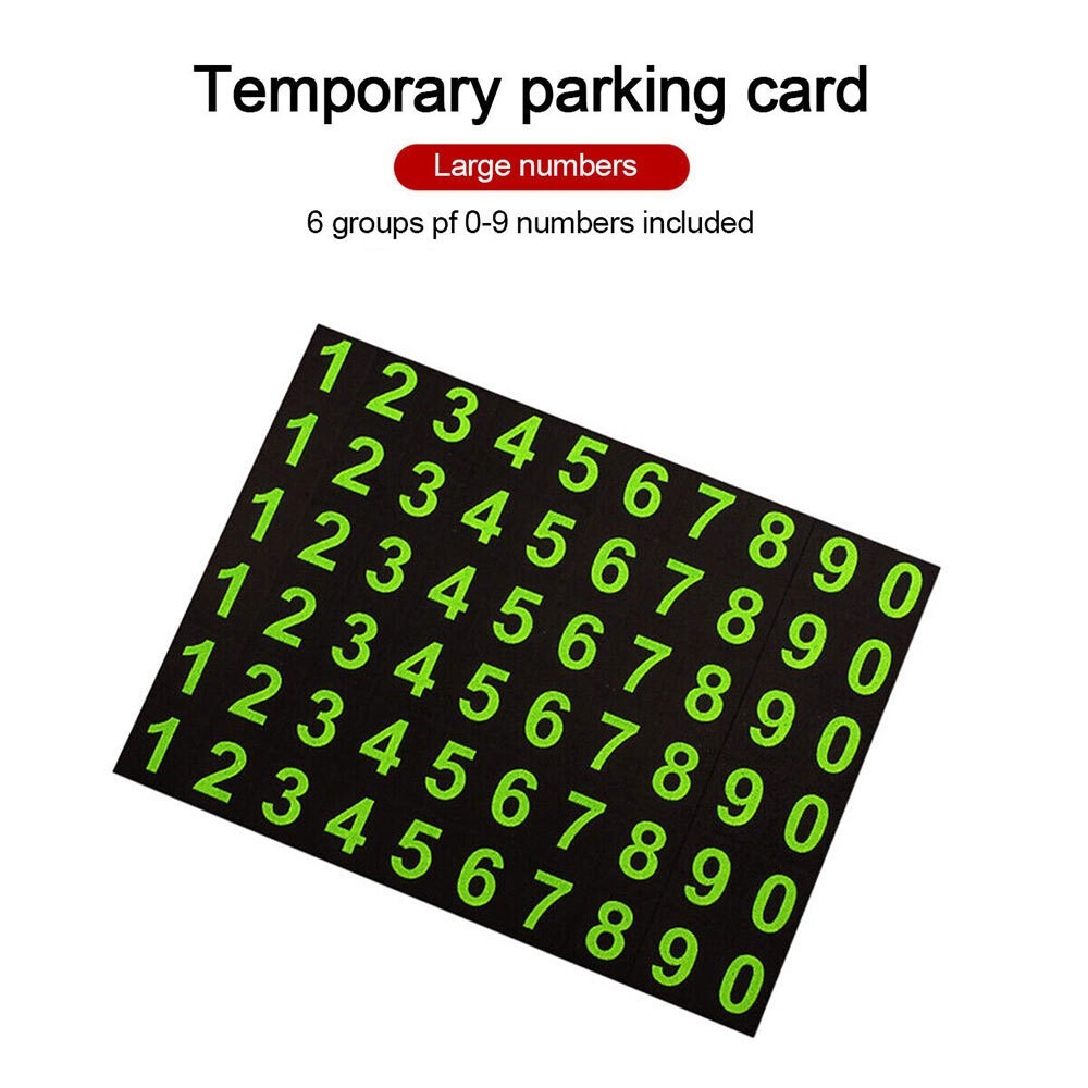 Car Stand Anti Skid Pad Non Slip Dashboard Mount Mat Number Parking Phone Holder