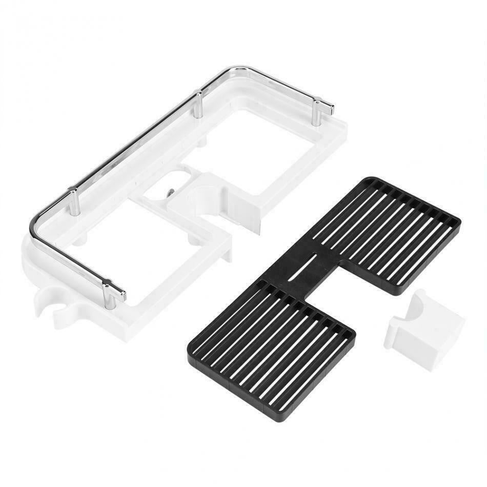 Bathroom Shelf Shower Pole Caddy Rack Storage Organiser Tray Holder Shelf UK