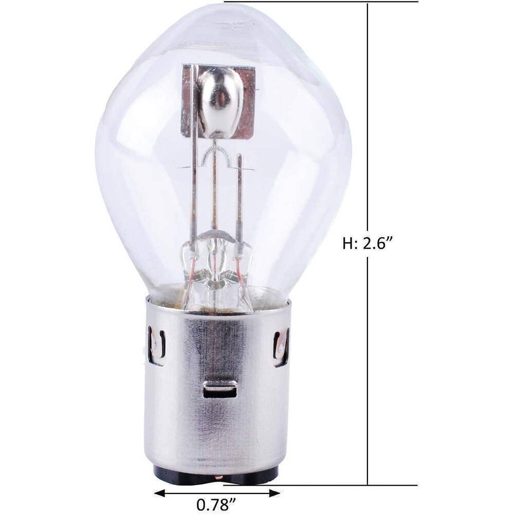 2pcs S2 BA20d 6V Bulb Light Headlight 35 / 35W for Motorbike Motorcycle Scooter