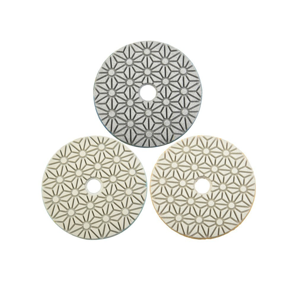 Quality 3 Step Polishing For Pads Set for All Types of Stone Surfaces 4 Inch