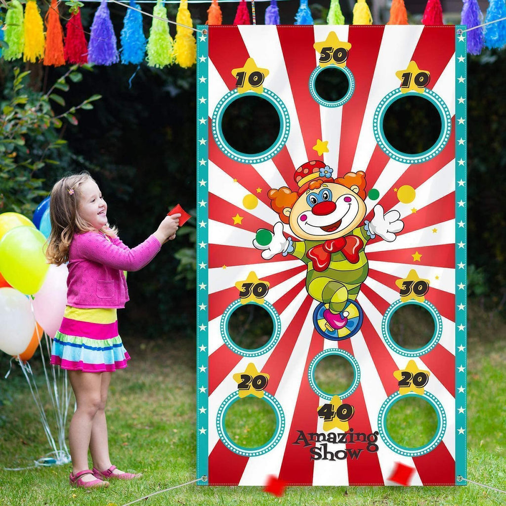 Toss Game with Bean Bags banner Fun Indoor and Outdoor Party Game Gift for Kids