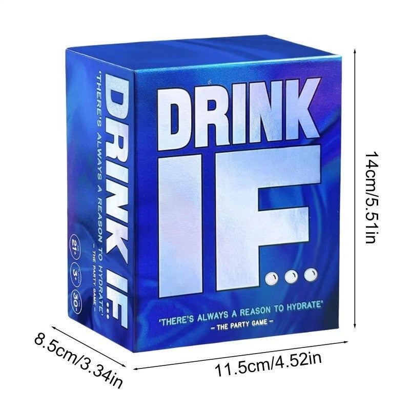 Fun Drink IF Hilarious Adult Drinking Game Party Card Game for Friends New
