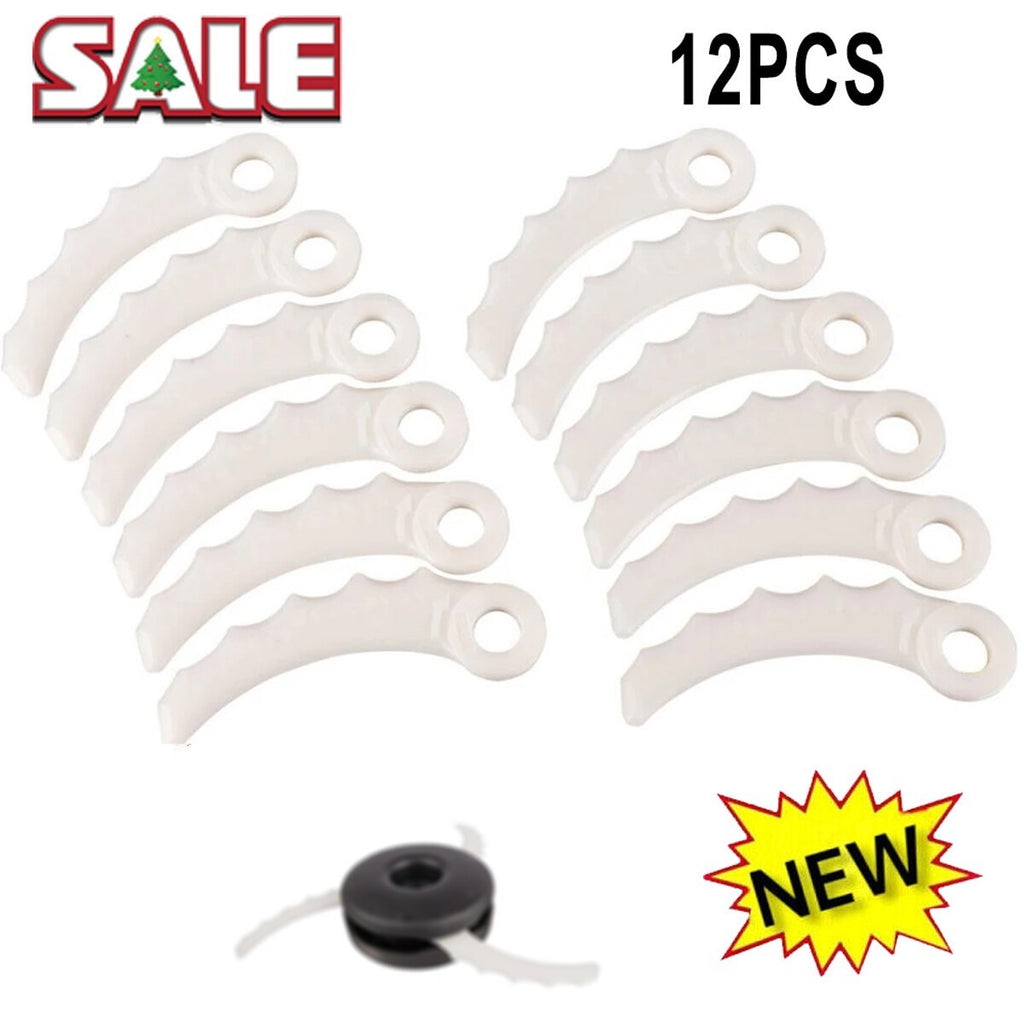 For MAkita Plastic Replacement Plastic Blade Head 12pc Line Trimmer Brush Cutter