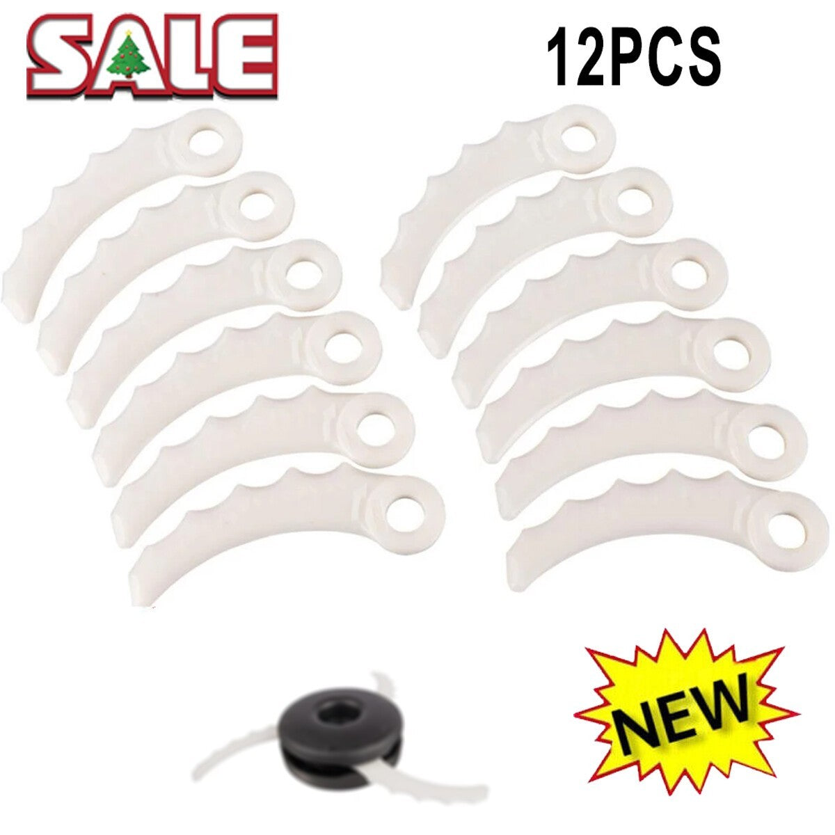 For MAkita Plastic Replacement Plastic Blade Head 12pc Line Trimmer Brush Cutter