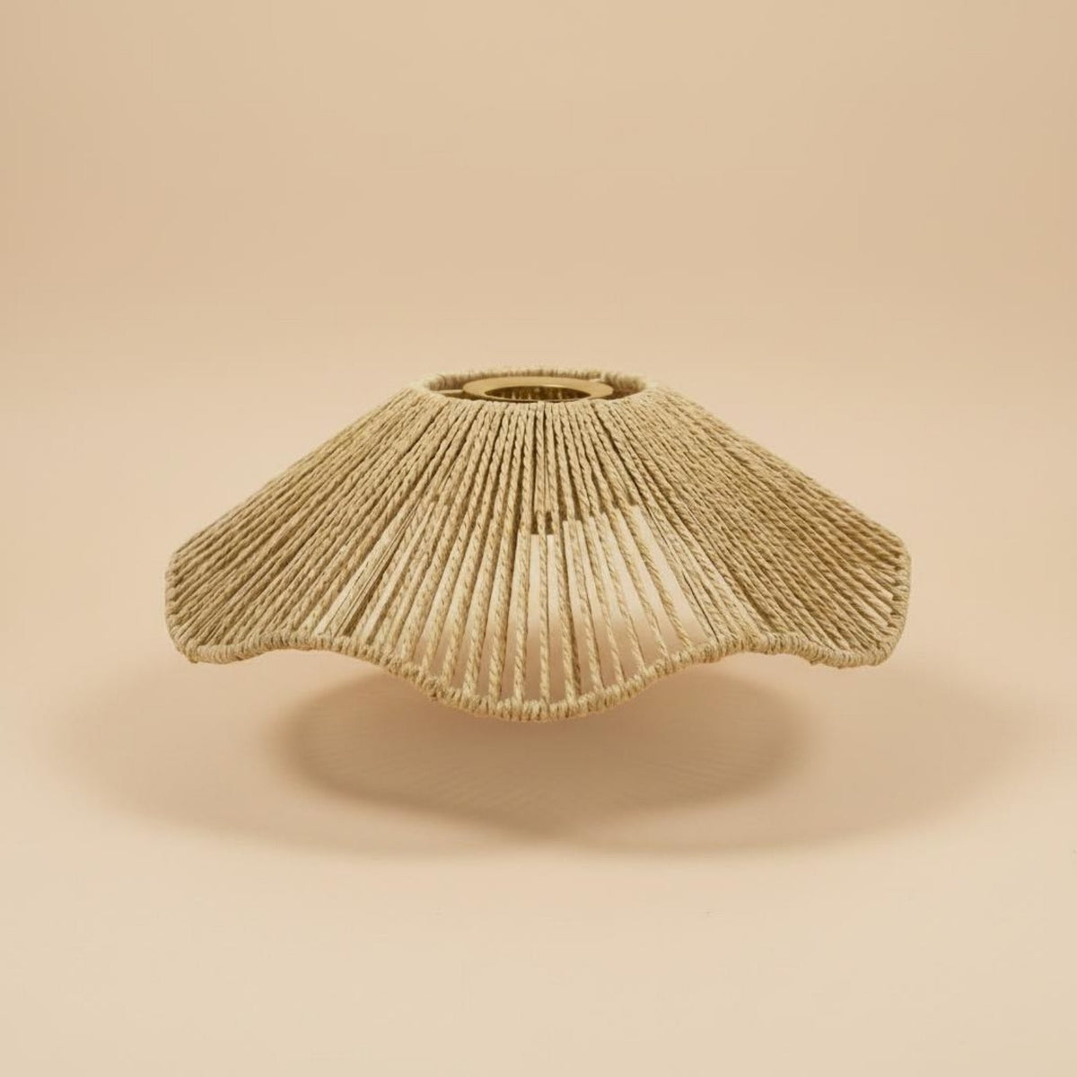 Straw Hat Lamp Shade Retro Home Lighting Handwoven for Guesthouse, Bar