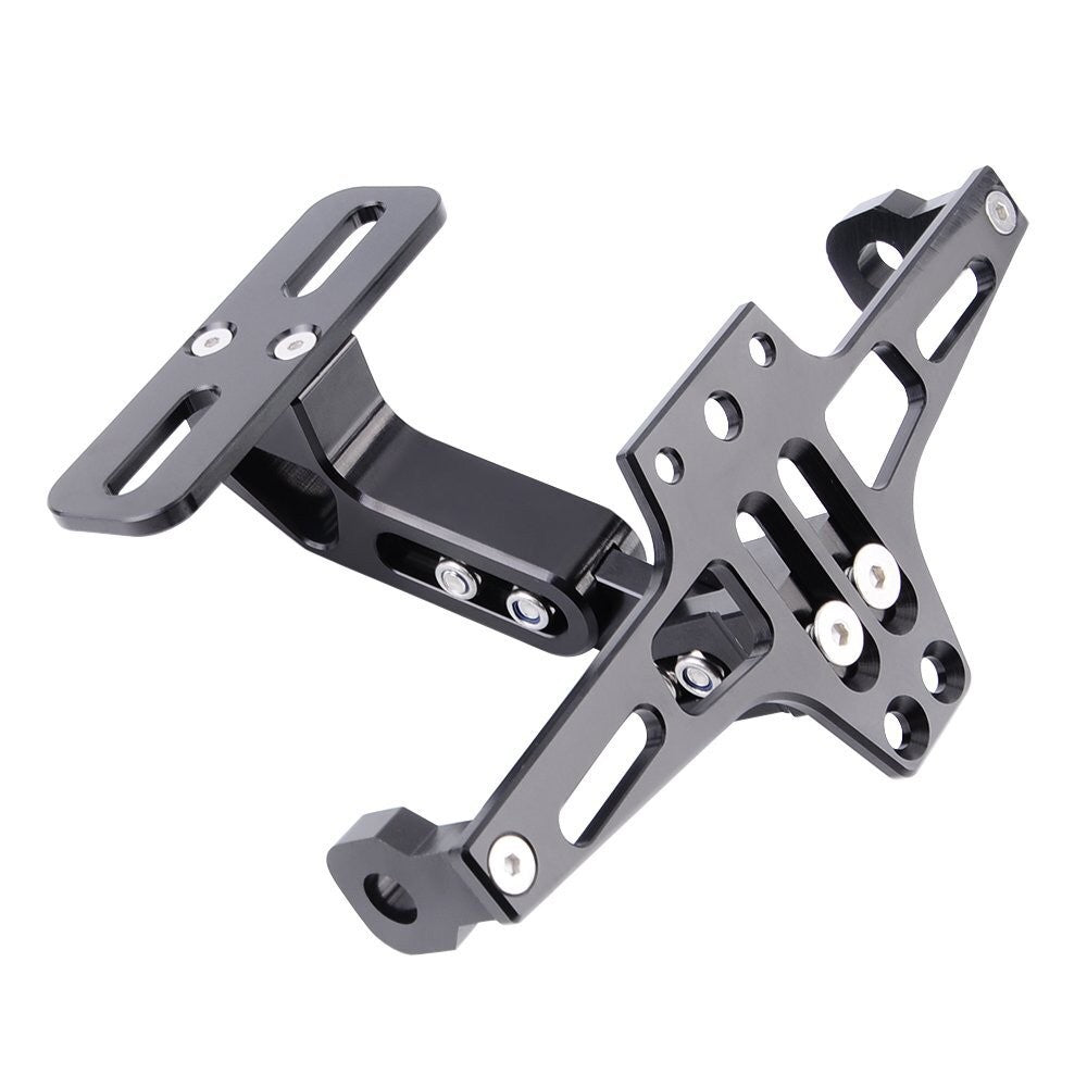 Universal Motorcycle Fender Led License Number Plate Bracket Holder Tidy Tail