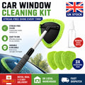 Windshield Cleaning Tool Kit Car Window Glass Wiper Cleaner Brush Extendable UK