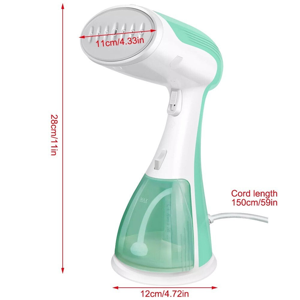 1500W Garment Clothes Steamer 300ML Handheld Steam MaxPro Iron Heat Fast Edition