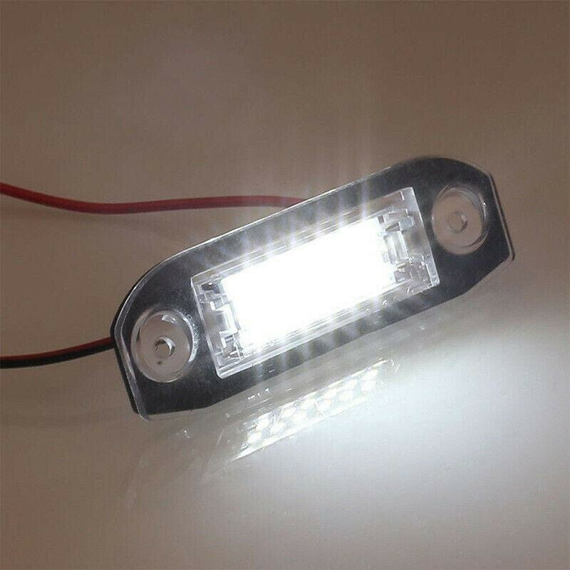 Pair LED Number License Plate Lights Bulbs For Volvo V70 V60 S40 XC60 ERROR FREE