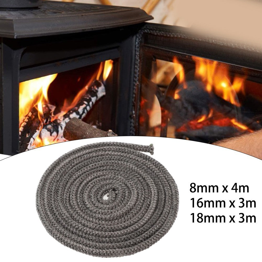 Heat resistant Fireproof Gasket Cord for Secure Fireplace 8mm 16mm 18mm
