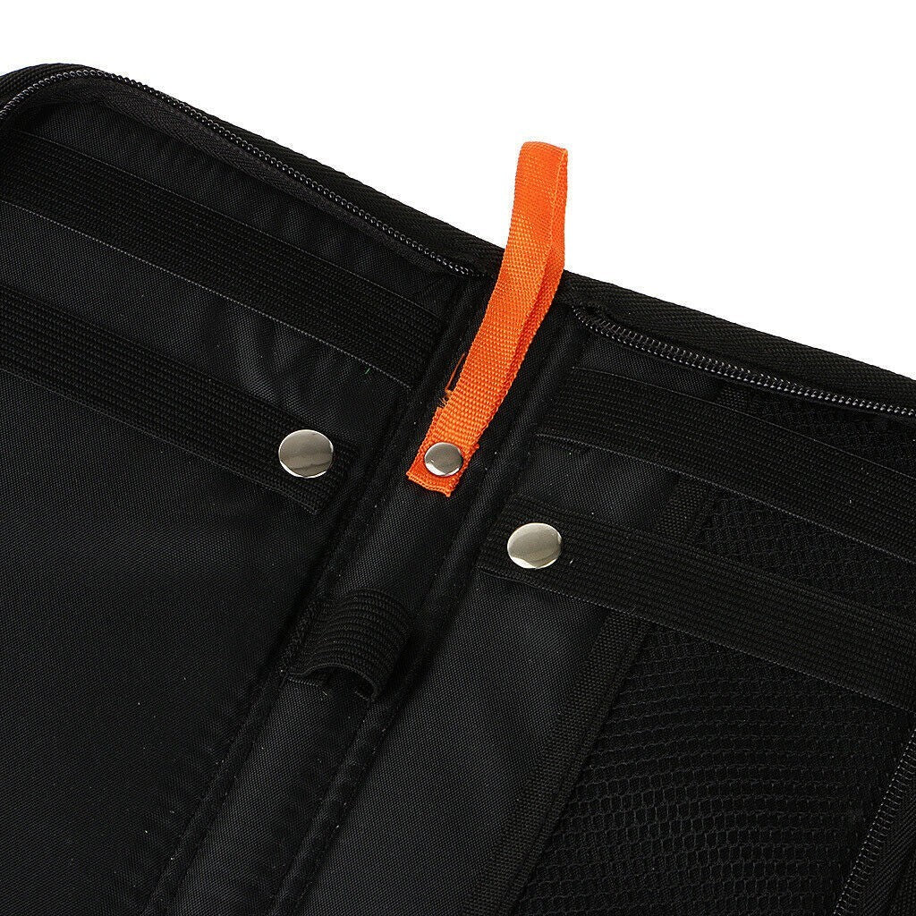 Nylon Travel Tie Storage Case Tie Holder Organizer for Men Black Portable UK