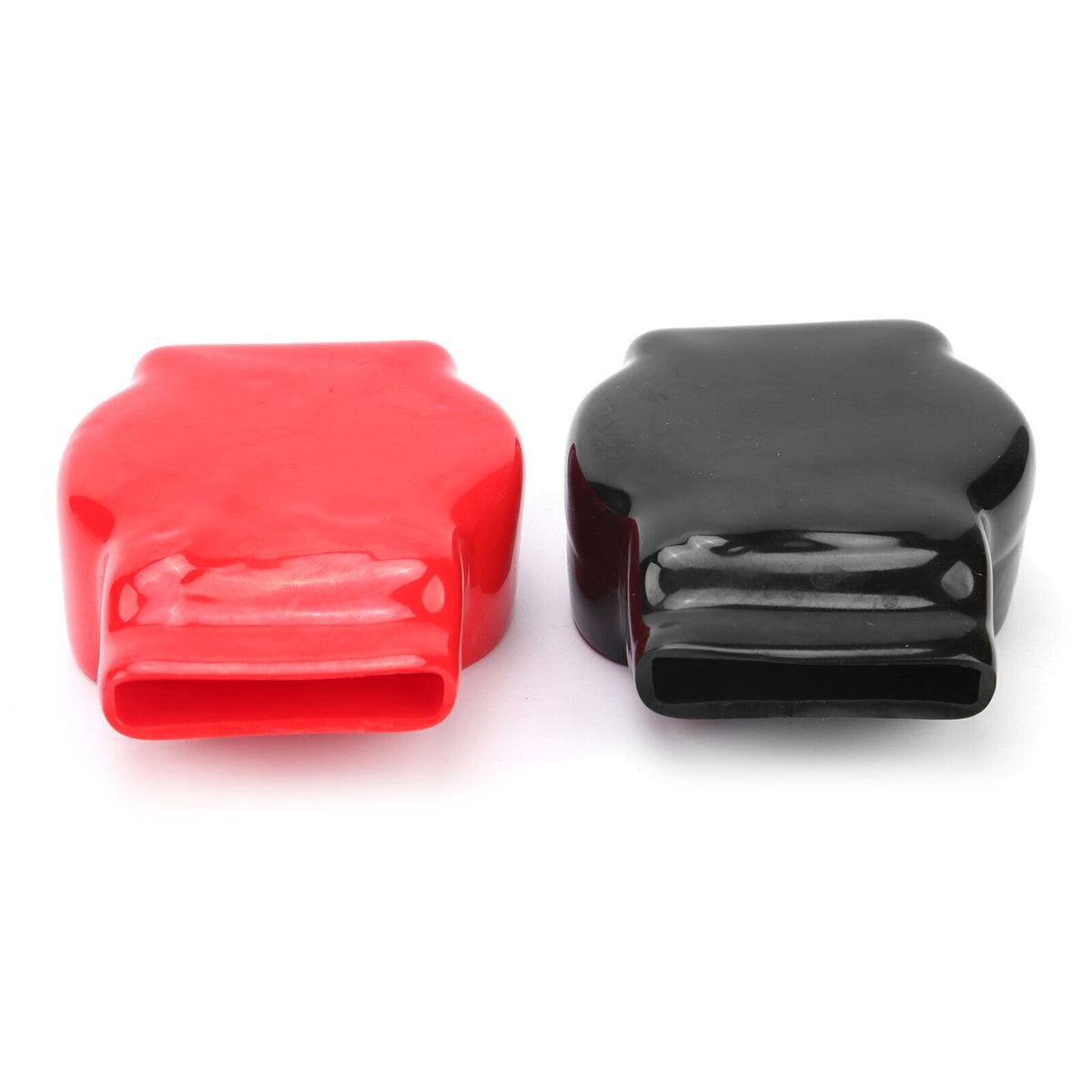 Universal Piece of 2 Battery Terminal Covers for Car Vehicles RV Boat Red Black