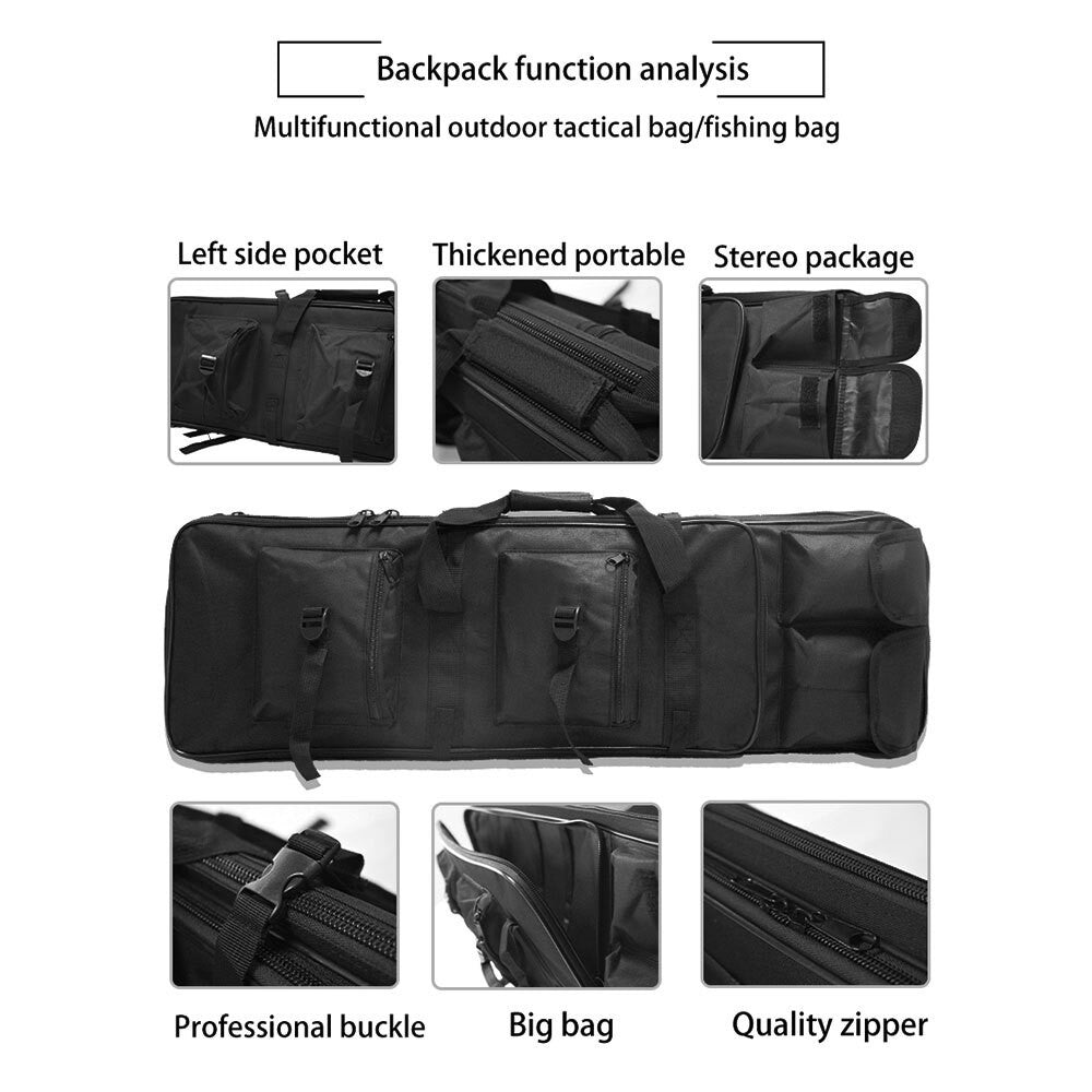 Tactical Hunting Shooting Padded Carry Case Air Rifle Gun Slip Bags Outdoor
