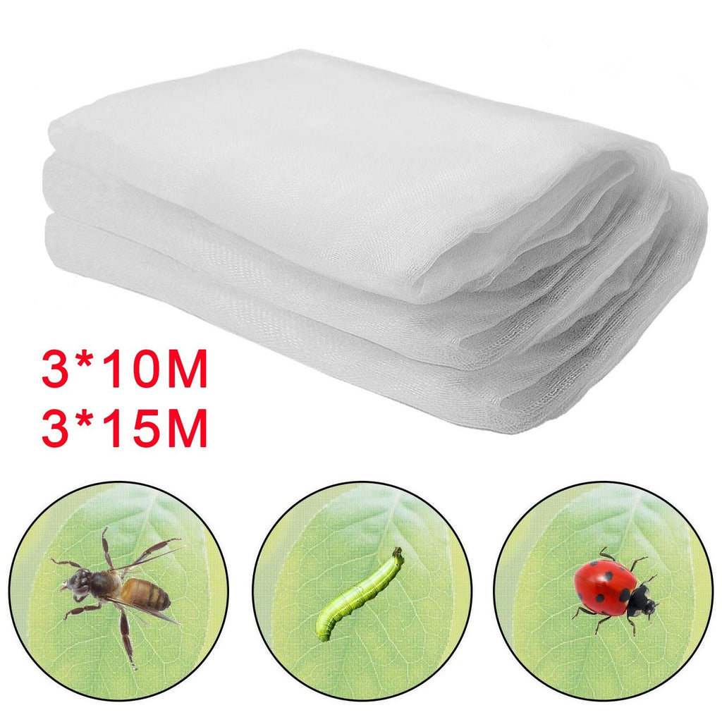 White Garden Protect Netting For Vegetable Crop Plant Fine Mesh Birds Insect Net