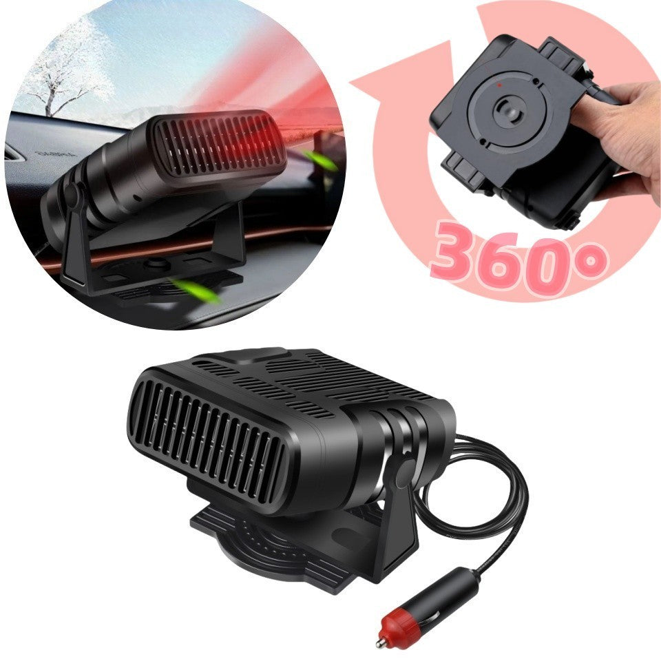 200W Car Heater Portable Electric Heating Fan Defogger Defroster Demister 24V UK