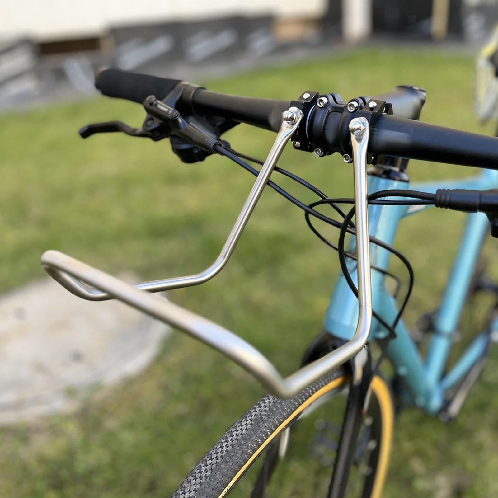 Bike Front Cargo Rack Stainless Steel Carrier Bicycle Bag Holder with Strong