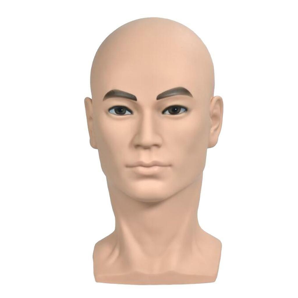 PVC 20'' Male   Mannequin Hat   Headset Jewels Display Manikin Head