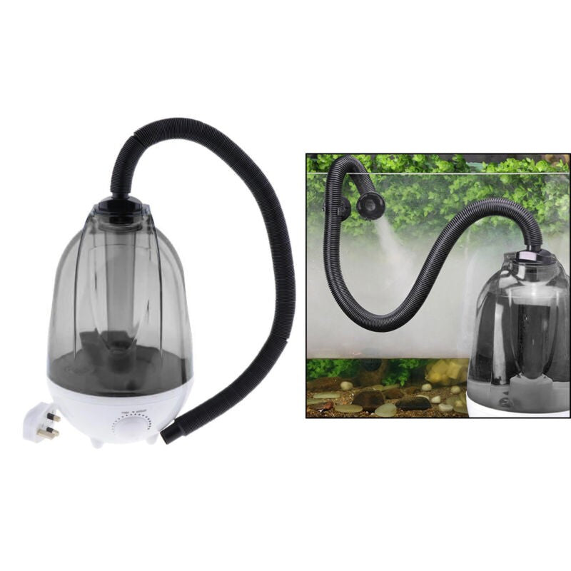 4L Reptile Humidifier Terrarium Fog Machine UK Power Adapter Top Fill Design