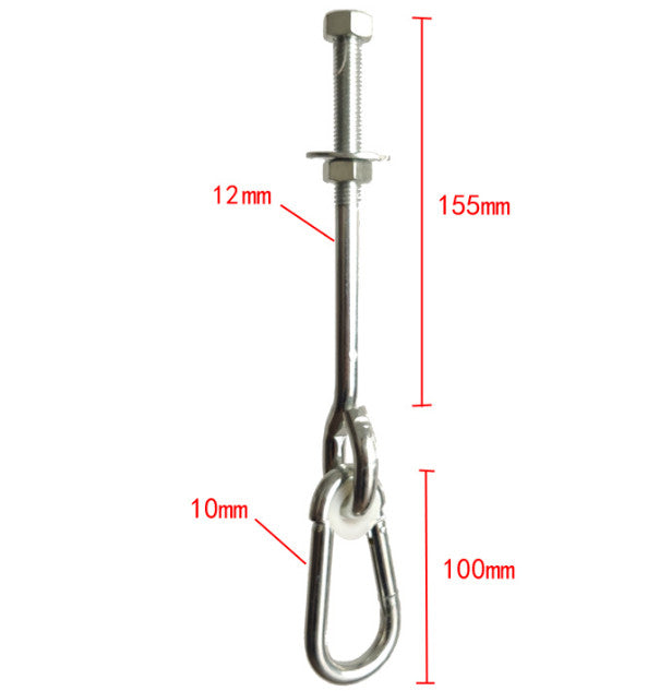 Heavy Duty Swing Hanger Swingset Hook Hardware Playset Safety Snap Hook