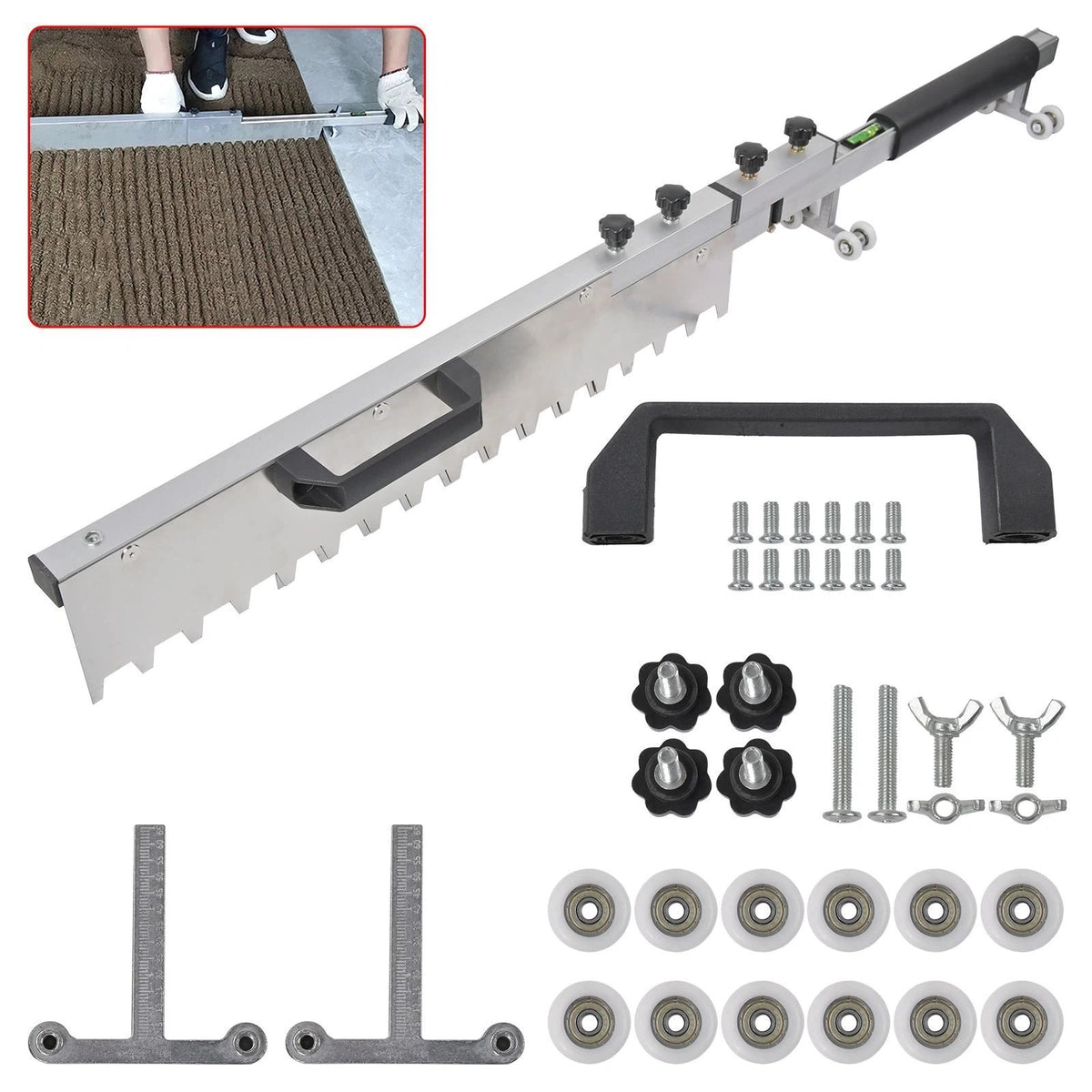 1.25M Tile Flat Sand Leveling Tiling Paving Tool Lever System Tool Collapsible