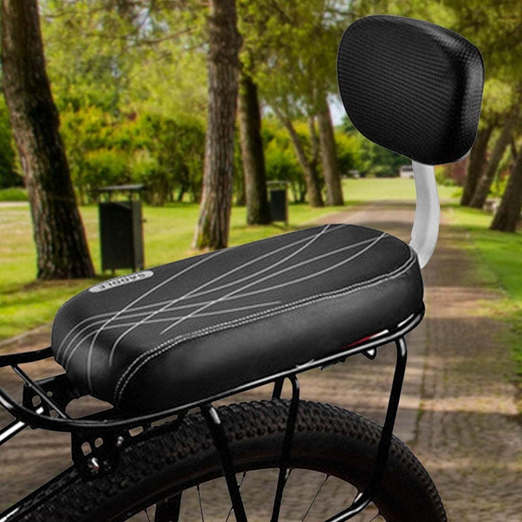 Bicycle Child Seat Kit Back Rear Seat Cushion Armrest Footrest Set Bike Back Set