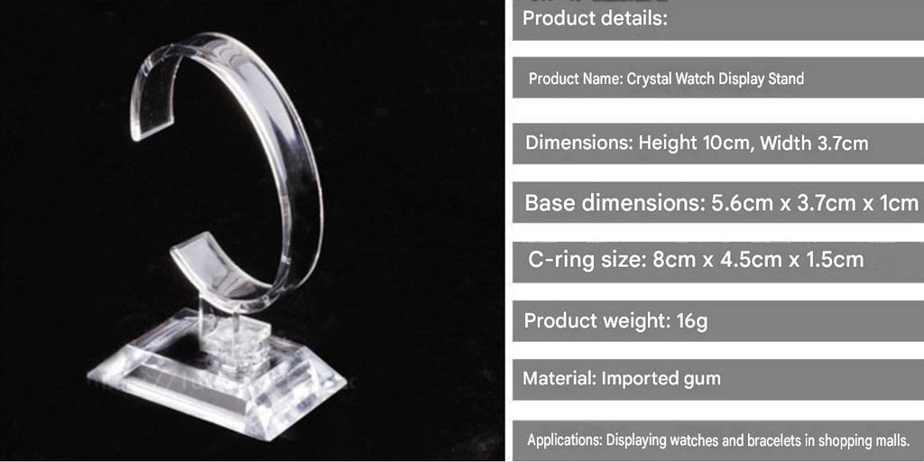 20pcs Acrylic Watch Display Stand Showcase Bracelet Display Holder