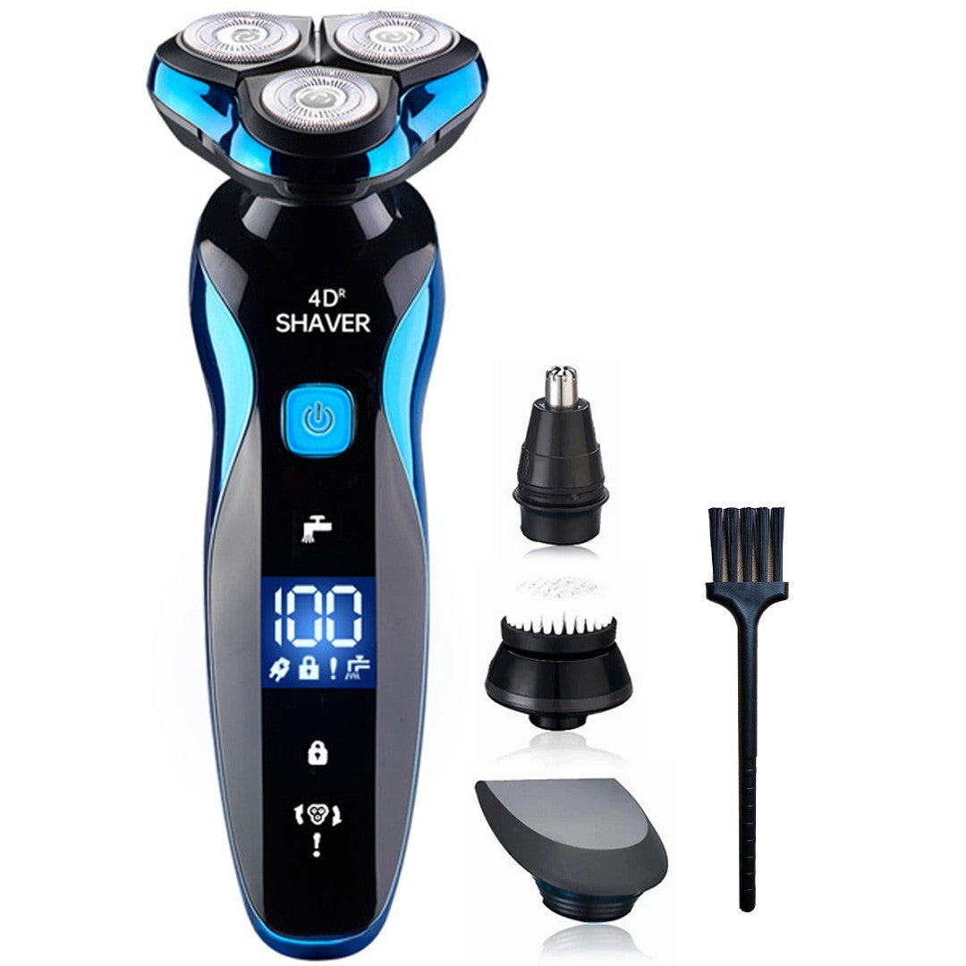 Shavers for Men Electric Razor Wet/Dry Rechargeable Rotary Cordless USB Charging