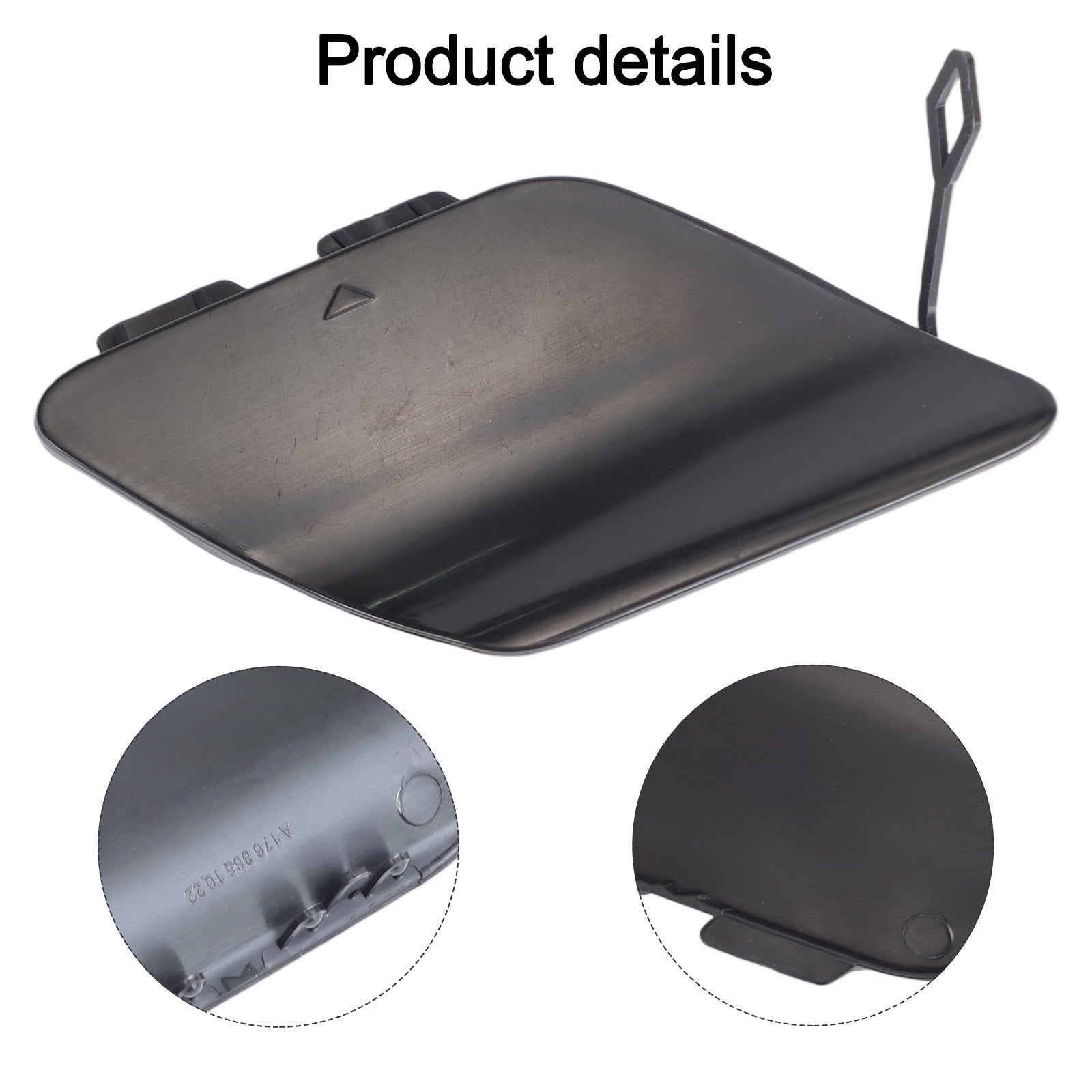 For Benz A Class For W176 Unpainted Tow Hook Cover Cap 2012 2018 Replacement