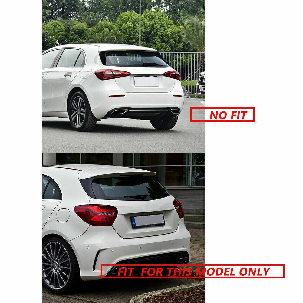 Rear Bumper Splitter Canard Trim For Mercedes Benz A Class W176 A200 A250 A45