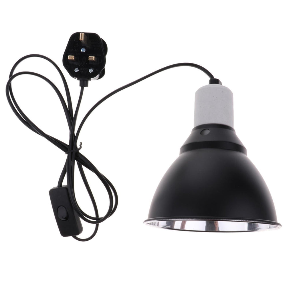 Reptile Ceramic Heat UVA/UVB Lamp Light Dome Holder Chicken Brooder Basking