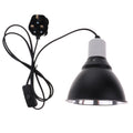 Reptile Ceramic Heat UVA/UVB Lamp Light Dome Holder Chicken Brooder Basking
