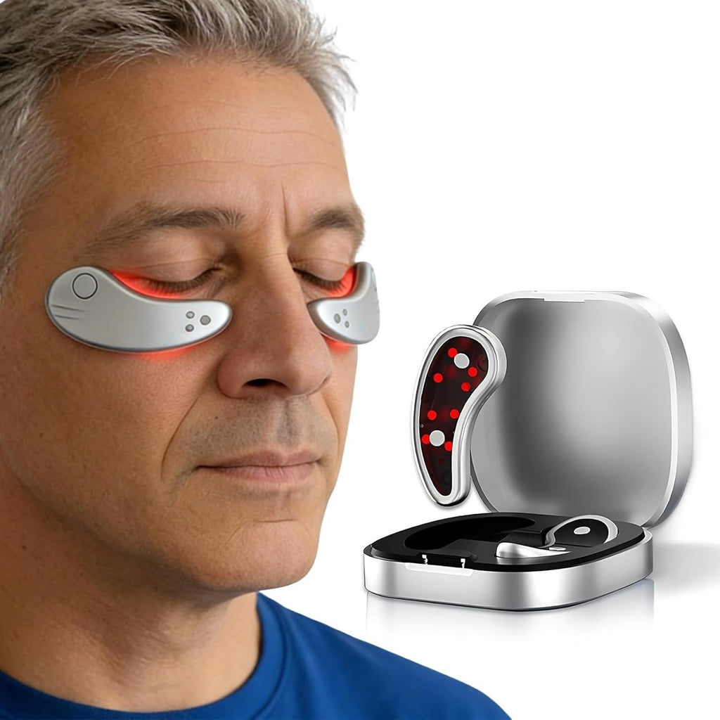 New Newtiful Eye Pods - 2026 New Portable Red Light Under-Eye Massager Patches