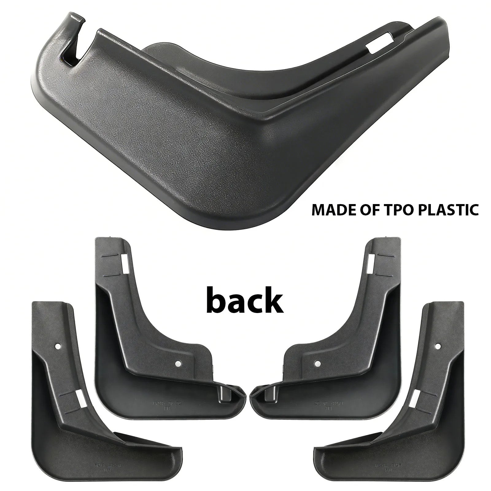 4pcs For MG ZS MK2 Pro 2025 2026 Mud Flaps Splash Guards Mudguards FRONT REAR