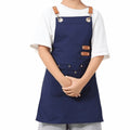 Lightweight Kids Cooking Apron Minimalist Kids Chef Costume  Household Use