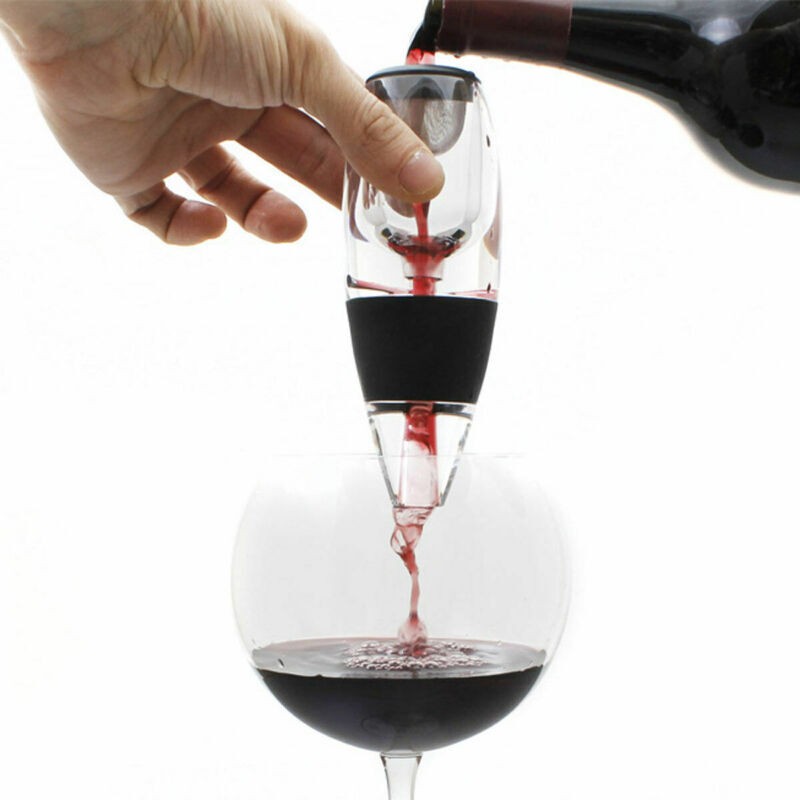 Removable Wine Aerator Decanter for Red White Wine Enhancer Magic Stand Gift Set