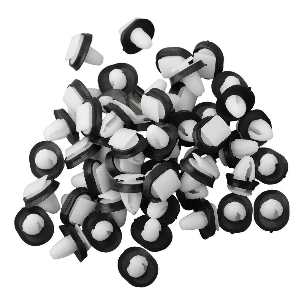 50x Side Door Moulding Panel Trim Clips Plastic For Citroen Relay Peugeot Boxer