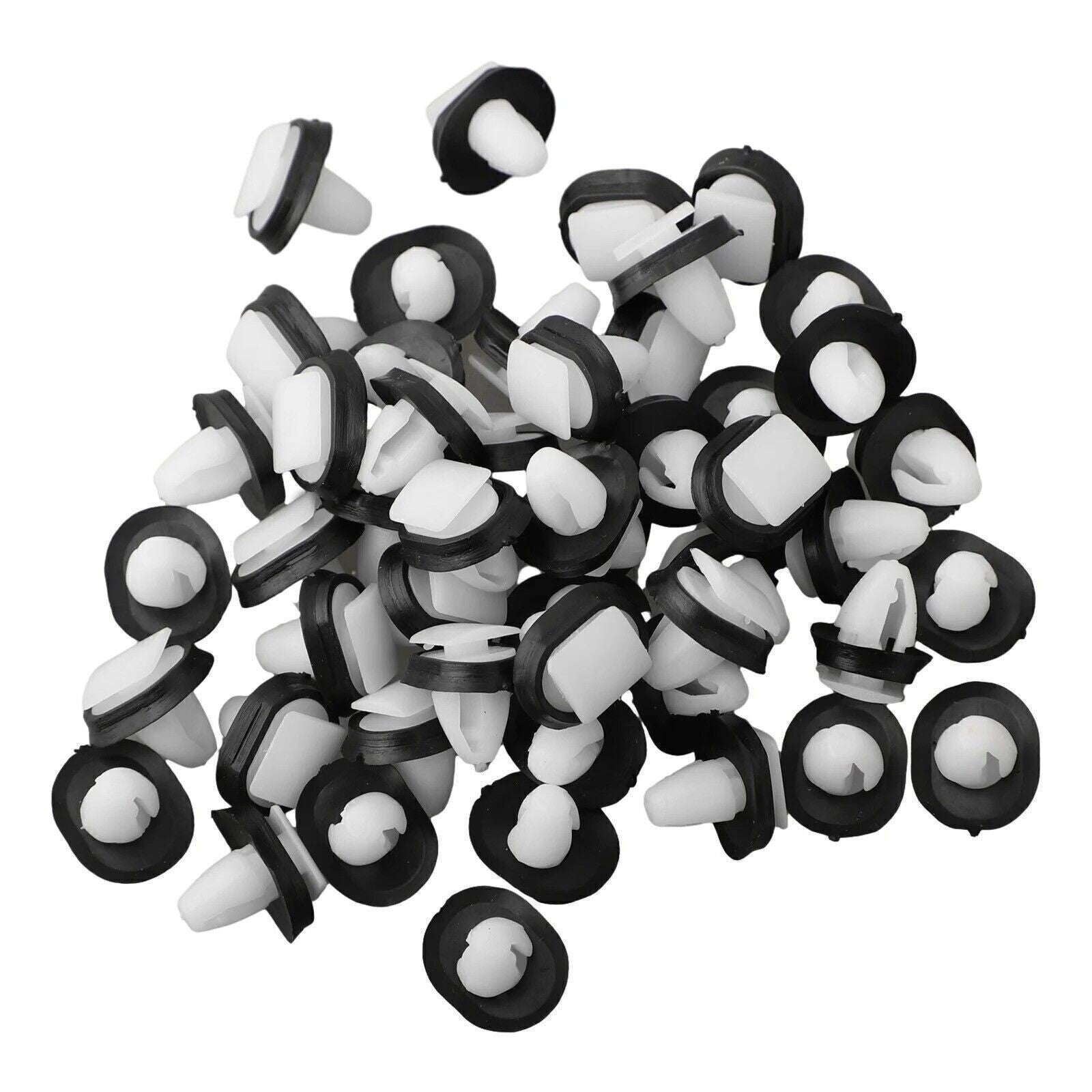 50x Side Door Moulding Panel Trim Clips Plastic For Citroen Relay Peugeot Boxer